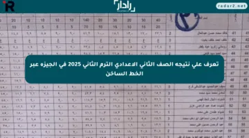 تعرف على نتيجة الصف الثاني الإعدادي الترم الثاني 2025 في الجيزة عبر الخط الساخن